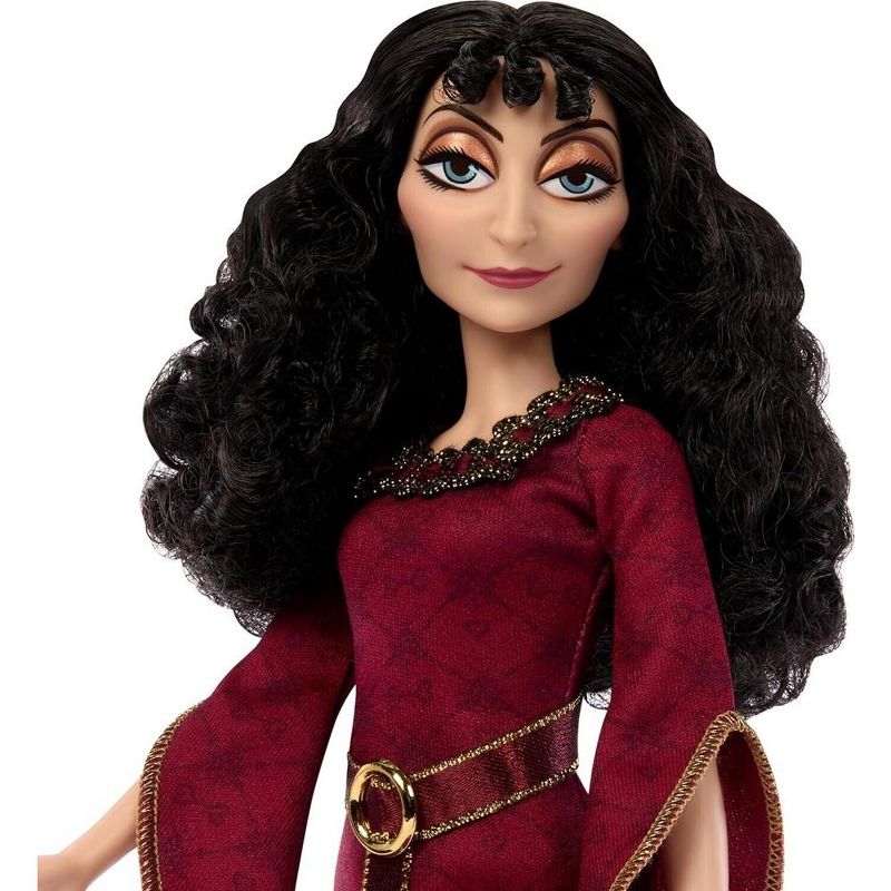 Mattel Disney Villains Mother Gothel Fashion Doll with Removable Outfit and Basket & Flower Accessories, 4 of 8