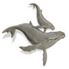 SPI Home First Surfacing Wall Plaque – 37" Wide Aluminum Humpback Whale and Calf Ocean-Inspired Wall Art - 4 of 4