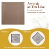 Heynemo Farmhouse Wood Mirror, Square Decorative Mirrors for Wall, Wall Mirrors for Living Room, Bedroom, Dining Room, Entryway, Hallway - 3 of 4