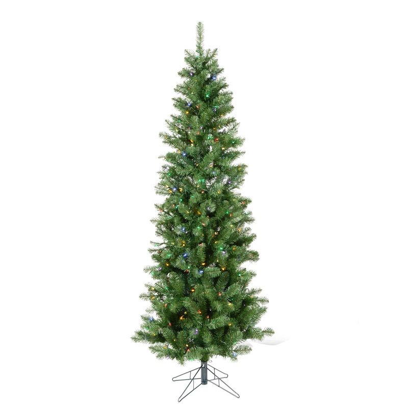 Vickerman Salem Pencil Pine Artificial Christmas Tree, 1 of 7