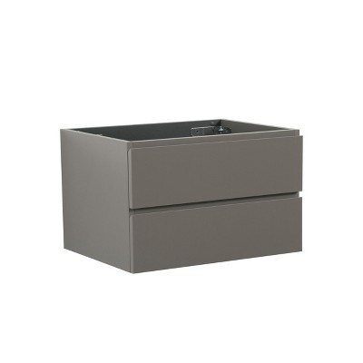 NicBex 35.6" Morden Bathroom Vanity without Sink, Wall Mounted Bathroom Storage Cabinet, 2 Spacious Drawers for Bathroom