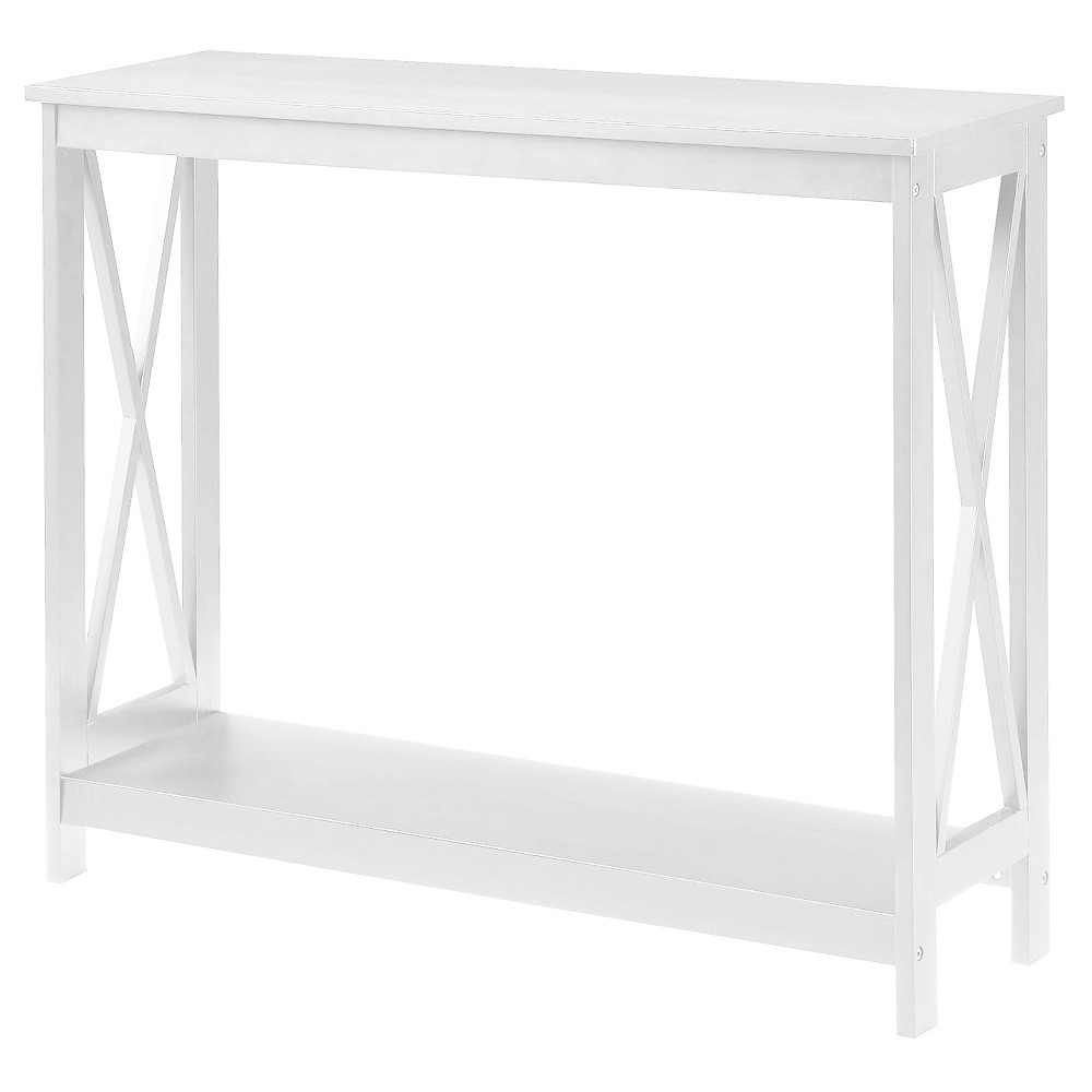 Photos - Coffee Table Breighton Home Xavier Console Table with Shelf White