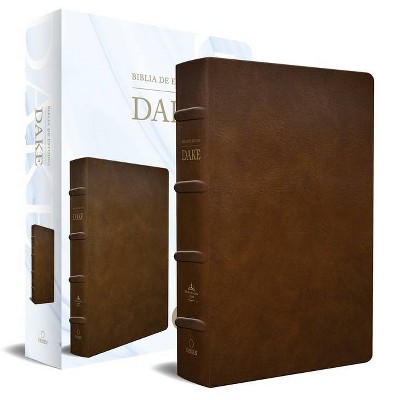 Rvr 1960 Biblia de Estudio Dake, Tamaño Grande, Piel Marrón / Spanish Rvr 1960 Dake Study Bible, Large Size, Brown Leather - (Paperback)