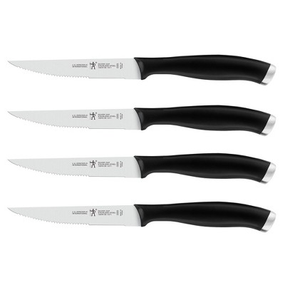 Henckels International Classic Set of 4 Steak Knives, Color: Black And  Silver - JCPenney