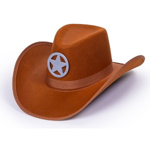 Dress Up America Cowboy Sheriff Hat for Kids - One Size Fits Most - 1 of 3