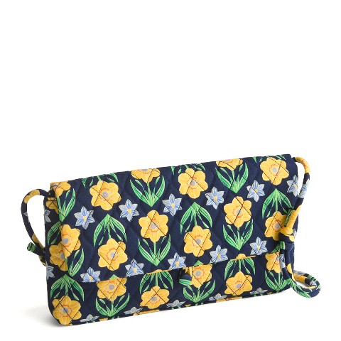 Vera Bradley Women's Premium Cotton Andover Shoulder Bag Daffodils