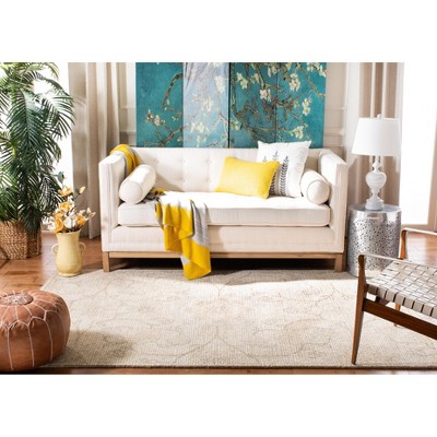 Gray Abstract Hand-Tufted Wool 8' x 10' Area Rug