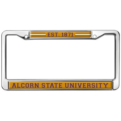 Alcorn State University Full Size Standard License Plate Metal Frame