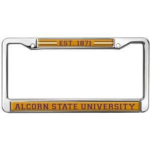 Alcorn State University Full Size Standard License Plate Metal Frame - 1 of 4