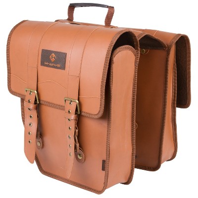 M-Wave Amsterdam Double L Pannier Bag, Brown