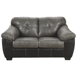 Gregale Loveseat Slate Gray - Signature Design by Ashley