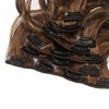 Unique Bargains Women's 4 Clips in Hair Extensions Full Head Synthetic Wigs 8 Pcs - 4 of 4