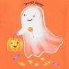 Carter's Just One You® Toddler Girls' Short Sleeve 4pc Halloween Ghosts and Pumpkins Pajama Set - Black/Orange - 3 of 4
