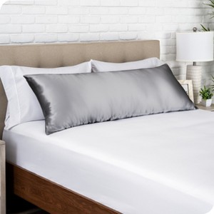 1 Pc 100% Mulberry Silk Pillowcase for Hair and Skin, 19 Momme Silk - Bare Home - 1 of 4