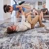 Kumasinova Stain-Resistant Area Rug, Non-Shedding Door Mat, Kid & Pet-Friendly, Abstract Area Rug for Living Room, Latex-Free Cotton Backing - 2 of 4