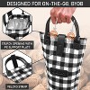 OPUX Wine Bag Single Bottle Carrier Tote, Insulated Thermal Padded Portable Carry Case Travel Cooler Picnic Beach Gift - 4 of 4