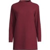 Lands' End Women's Long Sleeve Textured Pique Funnel Neck Tunic - 2 of 2