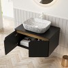 GDFStudio Montville Modern Bathroom Vanity with Sintered Stone Countertop - 2 of 4