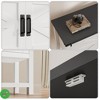Farmhouse Entryway Table with 2-Door Console Table with Storage Shelf Sofa Tables Buffet Sideboard - 3 of 4