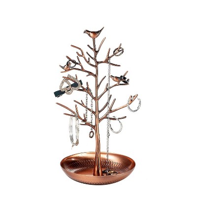 3Pcs Tree Jewelry Stand Display Rack Earring Necklace Ring Holder Organizer 