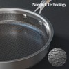 Hybrid Nonstick Stainless Steel Pots and Pans Set, Suitable for All Cooktops, Dishwasher and Oven Safe - 3 of 4