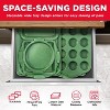 BAKKEN Kitchen Baking Pan Set - Nonstick Green Marble Coating, Carbon Steel Bakeware Sets, Oven Safe (Up To 450° F), Set of 8 - 3 of 4