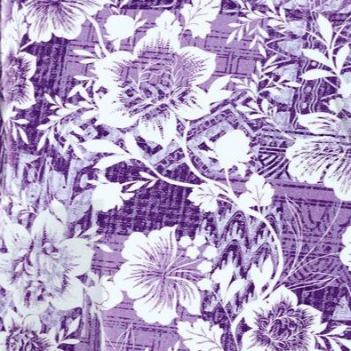 radiant purple floral patchwork