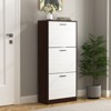 ALEXOUN Shoe Storage Cabinet,Freestanding Shoe Cabinet Storage with wooden handle for Entryway,Hallway - 4 of 4