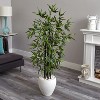HomeStock  5 ft. Artificial Bamboo Tree in Planter for Indoor/Outdoor - 4 of 4
