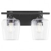 Quorum Lighting Veno 2 - Light Vanity in  Matte Black - 3 of 3