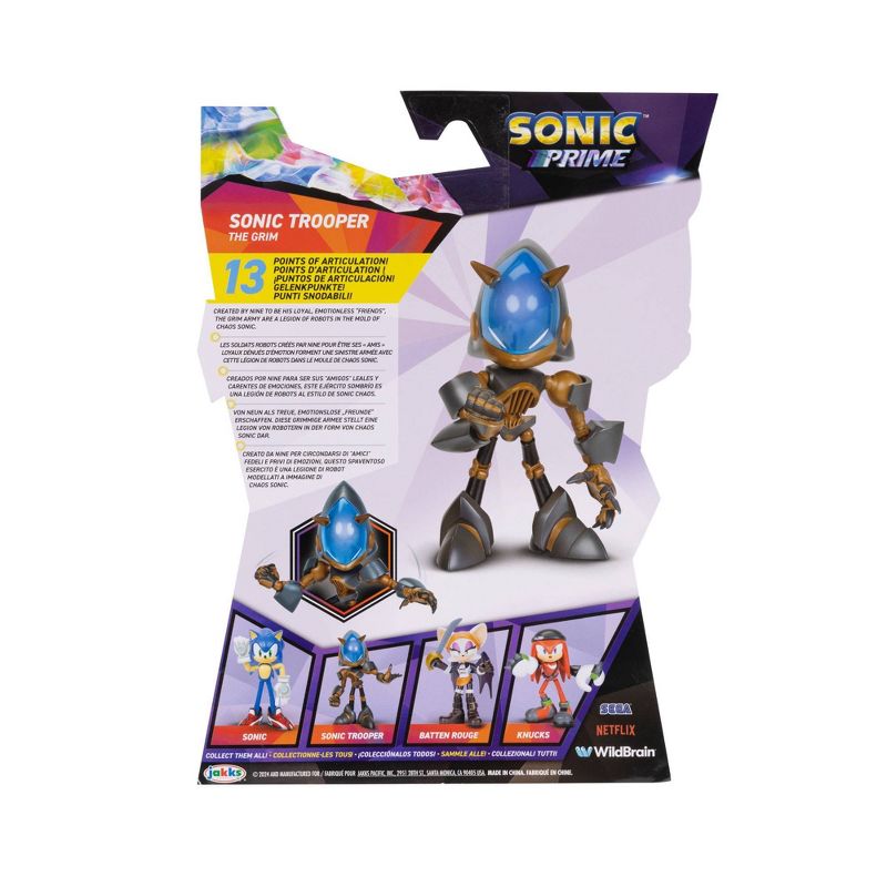 Sonic Prime Trooper The Grim 5&#34; Action Figure, 5 of 6