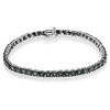 Haus of Brilliance Black Rhodium Plated Silver 1.0 Cttw Diamond Miracle Tennis Bracelet - 2 of 4