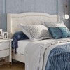 FUFU&GAGA Modern Beige Queen Upholstered Bed Frame,TB117-Certified,Diamond Tufted Headboard,Durable & Eco-Safe - 3 of 4