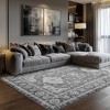 Abynow Medallion Persian Diamond Texture Indoor Area Rug - 4 of 4
