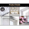 72"x32" LED Bathroom Mirror, Wall Mounted Aluminum Frame Mirror, Touch Control, Dimmable Waterproof Design, Perfect for Bathroom - 3 of 4