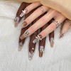Vynxaria Red Quick Glamour with Easy-to-Apply Press-On Nails Size M - 2 of 4