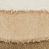 Saro Lifestyle Color Band Fringe Pillow Cover - 3 of 4