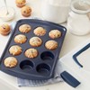 GraniteStone Diamond Blue 12-Cup Non-Stick Muffin Pan - Delta Lumber