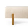 Maven Lane Juno Contemporary Fabric Wooden Bench - 3 of 4