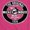 Girls' - Disney - Mickey Mouse Original Badge Fitted Short Sleeve Graphic T-Shirt - 2 of 4
