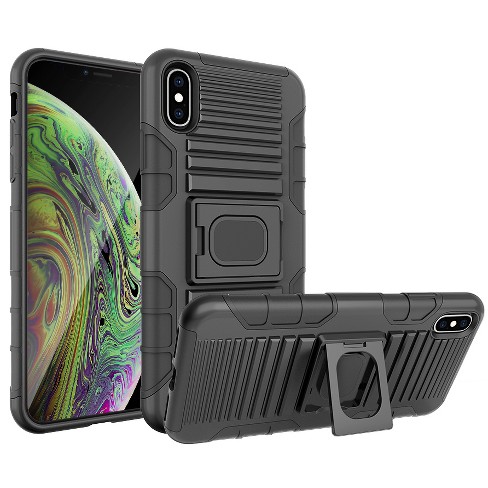 Iphone xs max clearance case with belt clip