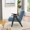NicBex Accent Chair Modern Armchair with Wood Legs Lounge Chair Sofa Chair for Living Room, Bedroom, Reading Room - 3 of 4