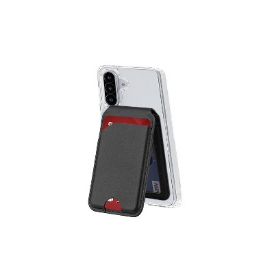 SaharaCase Venture Wallet for Galaxy A36 5G Shock Absorbing Clear/Scorpion Black (CP00733)