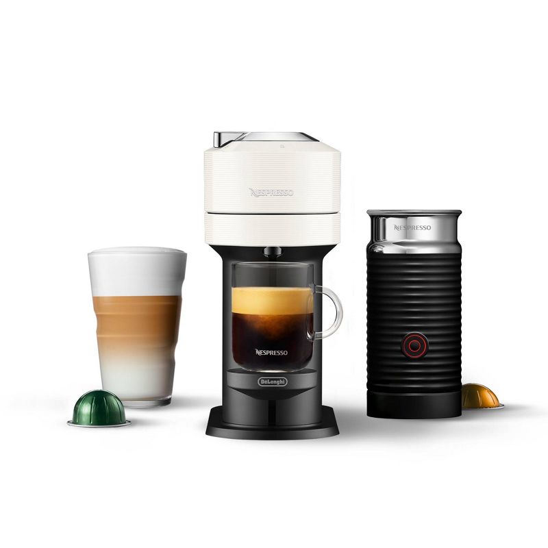 Nespresso Vertuo Next Coffee Maker and Espresso Machine by DeLonghi with Milk Frother White, 1 of 10