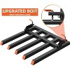 COZONY Clamp On Debris Forks for 48" Bucket, 2500 lbs Capacity, 5 Tines, Heavy Duty Pallet Fork Attachment for Tractor Loader, Skid Steer, Black - 3 of 4