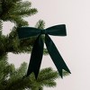 Emerald Green Holiday Bow (Set of 2) - 2 of 3