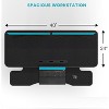 VersaDesk PowerRiser Electric Height Adjustable Standing Desk Converter for Dual Monitor & Laptop Workstations - 4 of 4
