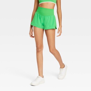 Women's Seamless Waistband Woven High-Rise Shorts 2.5" - JoyLab™ - 1 of 4