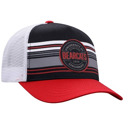 NCAA Cincinnati Bearcats Men's Vista Black with Hard Mesh Snapback Hat