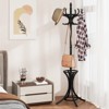 Tangkula 73" Freestanding Coat Hanger Stand Coat Rack w/ Umbrella Holder & 12 Hooks - 2 of 4